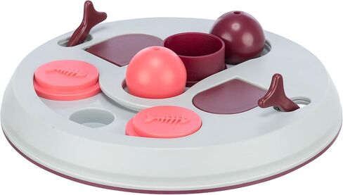 TRIXIE Cat Activity Hide N' Slide Strategy Game, Cat Treat Dispenser, Interactive Play in Saudi Arabia