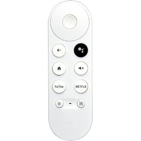 Replacement Voice Remote Control for Google Chromecast 4K Snow Snow Streaming Media Player (Remote Control Only) G9N9N GA01409-US GA01919-US GA01920-US GA01923-US (Remote Control Only) in Saudi Arabia