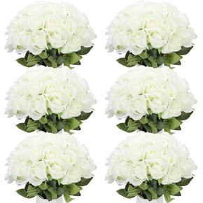 50 Pcs Artificial Rose Flower Realistic Silk Roses with Stem Bouquet of Flowers Plastic Flowers Real Looking Fake Roses for Home Wedding Centerpieces Party Decorations (Autumn Pink)