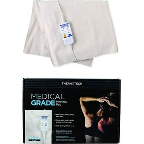 Medical Grade Heating pad with Automatic Moist Heat by Thermotech, High Heat Heating pad for Back Pain and Cramps - Medium Digital - 16" by 12"" in Saudi Arabia