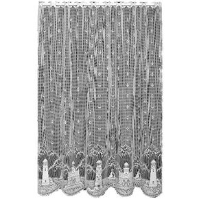 Heritage Lace Lighthouse 60-Inch Wide by 15-Inch Drop Valance, White in Kuwait