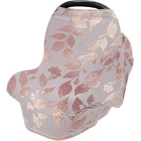 Tie Dye Nursing Cover Breastfeeding Scarf Rainbow Tie Dye Stretchy Baby Car Seat Covers Floral Pastel Soft Breathable Infant Carseat Canopy Stroller Cover for Boys Girls