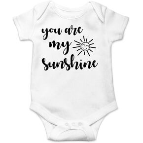 CBTwear You Are My Sunshine - ملابس جديدة مضحكة للفتيات أو الصبيان حديثي الولادة - بدلة أطفال لطيفة من قطعة واحدة in Kuwait