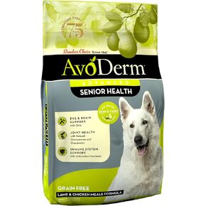 AvoDerm Natural Advanced طعام جاف للكلاب الصحية المتقدمة، خالي من الحبوب، وصفة لحم الضأن، خالي من الحبوب لكبار السن، 24 رطل in Kuwait