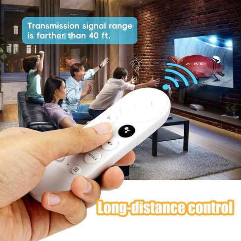 Replacement Voice Remote Control for Google Chromecast 4K Snow Snow Streaming Media Player (Remote Control Only) G9N9N GA01409-US GA01919-US GA01920-US GA01923-US (Remote Control Only) in Saudi Arabia