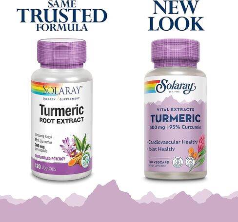 Solaray Guaranteed Potency Turmeric Root Extract 300 mg VCapsules, 120 Count in Saudi Arabia