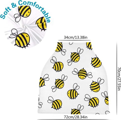 Blueangle Nursing Cover for Baby Breastfeeding, Cartoon Llama Alpaca Car Seat Covers for Babies, Soft Breathable Infant Stroller/Shopping Cart/High Chair Cover in Saudi Arabia