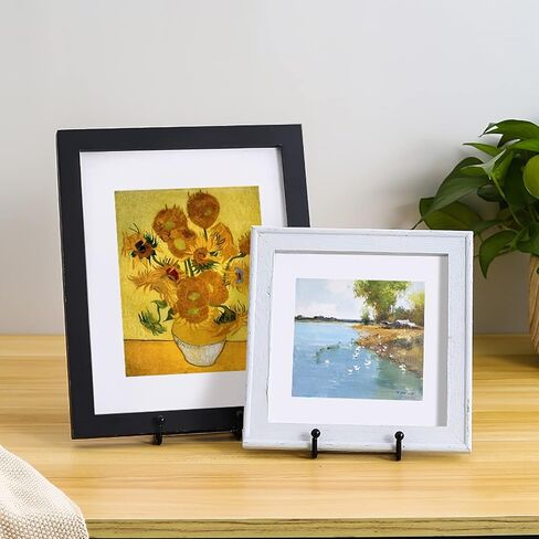 2 Pack Plate Stands for Display, 3 Inch Plate Holder Display Stand, Iron Easel Decorative Plate Holder Book Stands for Display, Pictures, Decorative Plate Stands, Book, Collectibles, Tabletop Art in Saudi Arabia