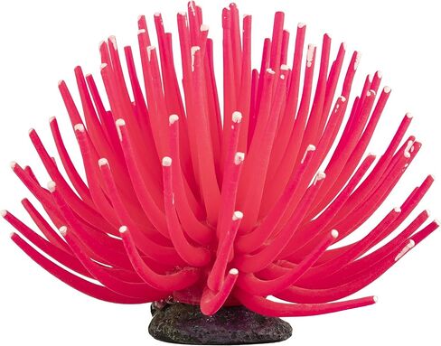 GloFish Anemone Ornament Pink, Detailed Aquarium Ornament, Creates A Glowing Effect in Saudi Arabia