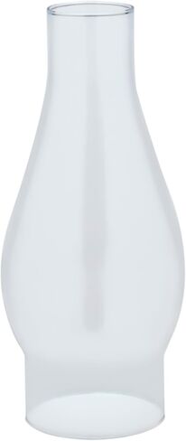 OHLECTRIC 2-5/8-Inch Handblown Clear Glass Chimney for Oil Lamps – Use with Converted Electric Lamps – Ideal Replacement Shade for Oil Lamps, 1-Pack OL-39179 in Kuwait