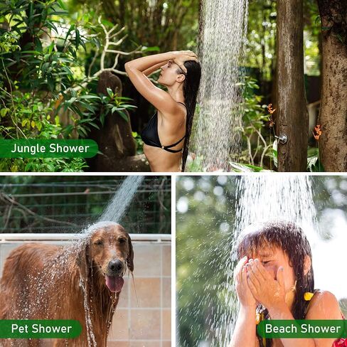 دش محمول للتخييم من تادومو بسعة 5 جالون يعمل بالطاقة الشمسية مع مضخة دش، فوهة يدوية لقياس درجة الحرارة للشاطئ والتخييم والمشي لمسافات طويلة in Kuwait