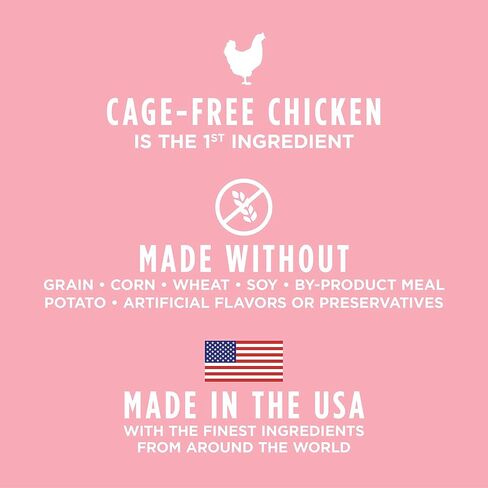 وصفة غريزة خام لتعزيز صحة الجلد والمعطف خالية من الحبوب مع طعام الكلاب الجاف الطبيعي والدجاج الحقيقي من Nature's Variety، حقيبة بوزن 18 رطل in Kuwait