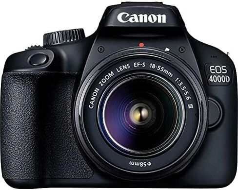 EOS 4000D Digital SLR Camera Body w/EF-S 18-55mm f/3.5-5.6 Lens 3 DSLR Kit Bundled with Sunshine Photo Accessory Bundle... (Compatible with Canon) (Renewed) in Saudi Arabia