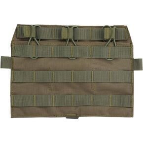 Triple Flap Flat Mag Pouch,Tactical QD Front Molle Pouch 5.56mm Magazine Panel Detachable JPC AVS Vest System Componen in Saudi Arabia