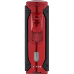 ولاعة XIFEI Torch 4 ولاعة غاز بوتان قابلة لإعادة الملء، ولاعة سيجار مدمجة، ولاعة سيجار محمولة لهب قابل للتعديل، ولاعات تدخين مقاومة للرياح هدية لمحبي السيجار (أحمر) in Kuwait