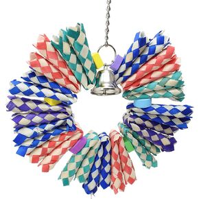 Bonka Bird Toys 1139 Shredburst Colorful Bamboo Shredding Parrot Parrotlet Cockatoo African Grey Amazon in Saudi Arabia