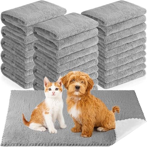 24 قطعة من وسادات تبول الكلاب القابلة للغسل من VitalCozy، مقاس 18 × 24، وسادات تدريب الجراء كبيرة الحجم مقاومة للماء، مفارش سرير قابلة لإعادة الاستخدام للكلاب والحيوانات الصغيرة والرضع والبالغين وكبار السن in Kuwait