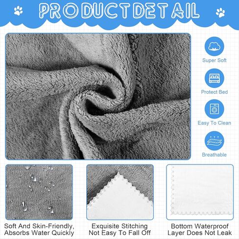 24 قطعة من وسادات تبول الكلاب القابلة للغسل من VitalCozy، مقاس 18 × 24، وسادات تدريب الجراء كبيرة الحجم مقاومة للماء، مفارش سرير قابلة لإعادة الاستخدام للكلاب والحيوانات الصغيرة والرضع والبالغين وكبار السن in Kuwait