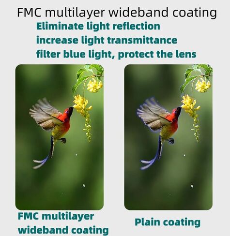 كاميرا KOICCVQQ صغيرة محمولة عالية الدقة للرؤية الليلية في الهواء الطلق، كاميرا صغيرة أحادية العين 2000 × 24 تلسكوب إرسال مشبك الهاتف المحمول أحادي العين تلسكوب عالي الطاقة تكبير صغير جيب محمول باليد in Kuwait