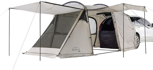 خيمة IDOOGEN SUV، خيمة تخييم متعددة الاستخدامات، قابلة للتوسيع الثلاثي، مقاومة للماء، تناسب أنواع المركبات المختلفة، مثالية للتخييم العائلي والتجمعات الخارجية، بني in Kuwait