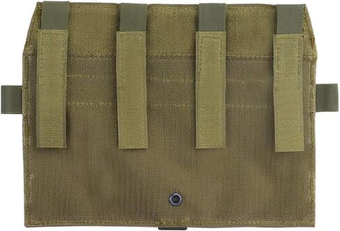 Triple Flap Flat Mag Pouch,Tactical QD Front Molle Pouch 5.56mm Magazine Panel Detachable JPC AVS Vest System Componen in Saudi Arabia