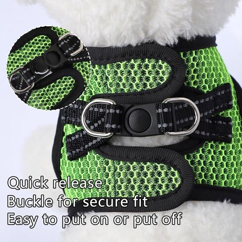Step in Dog Harness Comfort Mesh Dog Vesr Harness Extra Small Pet Harness for Chihuahua Soft Padded Harness Lightweight Puppy Harness for Cat Doggie Outdoor Walking (Blue1, XX-Small) in Kuwait