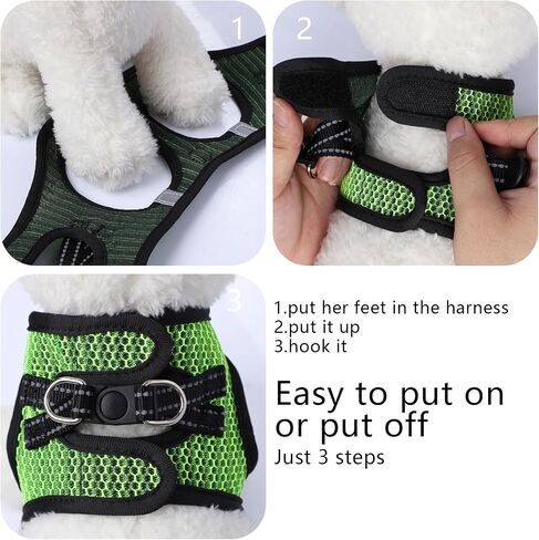 Step in Dog Harness Comfort Mesh Dog Vesr Harness Extra Small Pet Harness for Chihuahua Soft Padded Harness Lightweight Puppy Harness for Cat Doggie Outdoor Walking (Blue1, XX-Small) in Kuwait