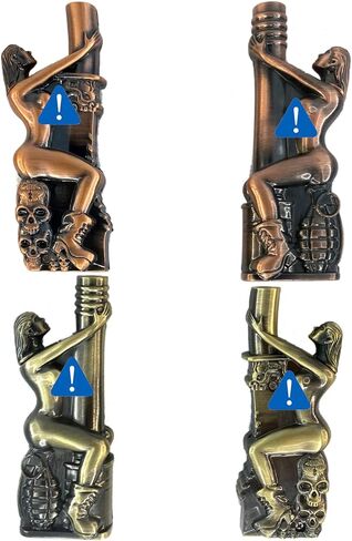 ولاعة شعلة من Meiegens، ولاعة بوتان مقاومة للرياح، ولاعات باردة، ولاعات قابلة لإعادة الملء قابلة للتعديل (البيوتان غير متضمنة) (نحاس أحمر-1) in Kuwait