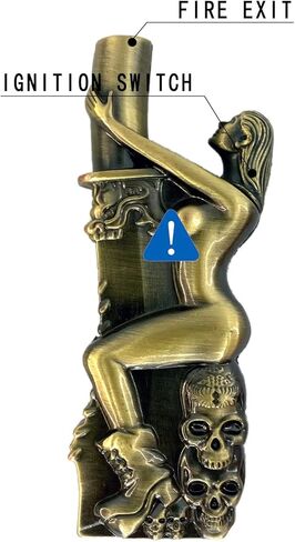 ولاعة شعلة من Meiegens، ولاعة بوتان مقاومة للرياح، ولاعات باردة، ولاعات قابلة لإعادة الملء قابلة للتعديل (البيوتان غير متضمنة) (نحاس أحمر-1) in Kuwait