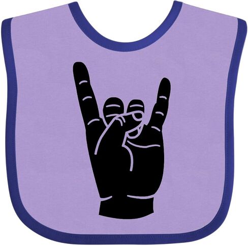 Rocker Horns Baby Bib in Saudi Arabia