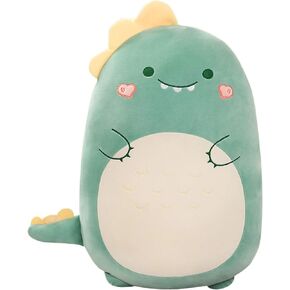 Kekeso Dinosaur Plush Hugging Pillow - 17.71in, Cute Stuffed Animal Toy, Soft Cartoon Sleep Pillow for Kids