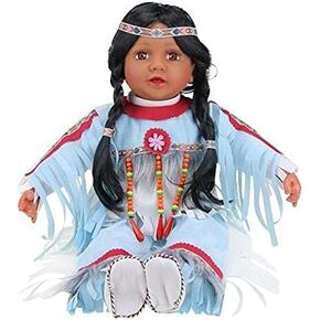 22" Collectible Native American (Indian) Vinyl Doll - TANVI - VM221130 in Saudi Arabia