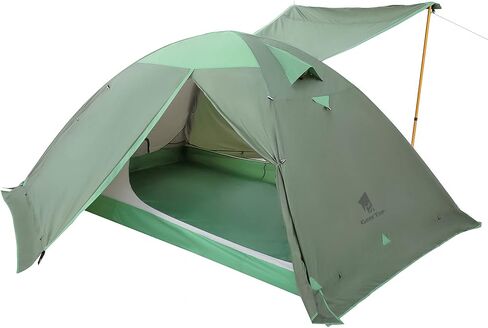 جيرتوب خيمة تتسع لـ6 اشخاص للتخييم مقاومة للماء في 4 مواسم تتسع لـ6 اشخاص، خيمة عائلية مزدوجة الطبقات للتخييم في الهواء الطلق، والسفر بشنطة الظهر in Kuwait