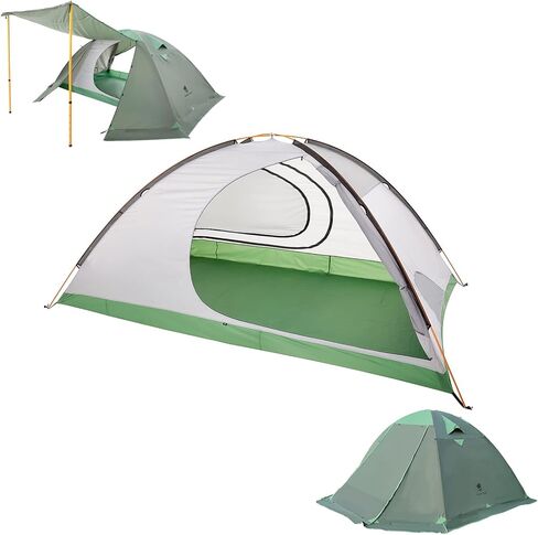 جيرتوب خيمة تتسع لـ6 اشخاص للتخييم مقاومة للماء في 4 مواسم تتسع لـ6 اشخاص، خيمة عائلية مزدوجة الطبقات للتخييم في الهواء الطلق، والسفر بشنطة الظهر in Kuwait