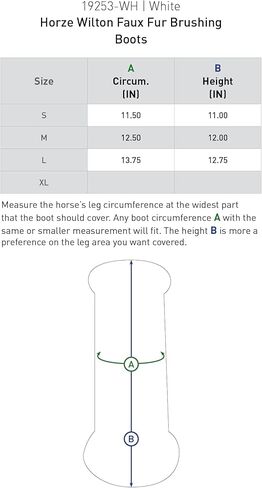 HORZE Wilton Brushing Boots - Faux Fur Pile Lining in Kuwait
