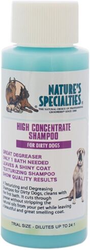 شامبو الكلاب القذرة من شركة Nature's Specialities للكلاب والقطط، غير سام وقابل للتحلل البيولوجي، 2 أونصة (HICON02) in Saudi Arabia