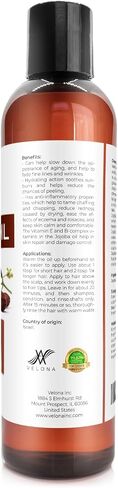 Jojoba Oil - 8 oz (With Pump) | 100% Pure and Natural | Golden, Unrefined, Cold Pressed, Hexane Free in Saudi Arabia