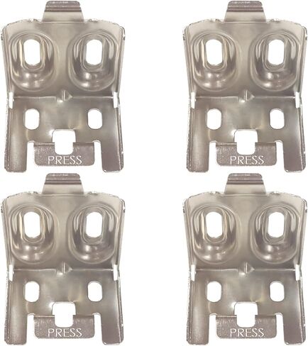 Blind Brackets, 6 Pcs Mini Blind Brackets for 1.5 inch Window Shades, Silver in Saudi Arabia