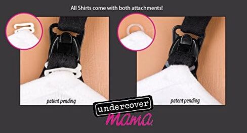 مجموعة ملابس الأمومة والرضاعة بدون حمالات من Undercover Mama، باللونين الأبيض والأسود، للرضاعة الطبيعية والحمل in Kuwait