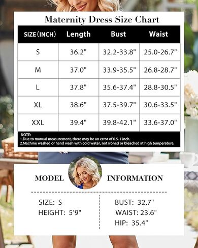 فساتين للحمل للسيدات من LAISHEN بأكمام قصيرة فستان ضيق للصيف ملابس الحمل لحفلات استقبال المولود الجديد وحفلات الزفاف والتقاط الصور in Kuwait