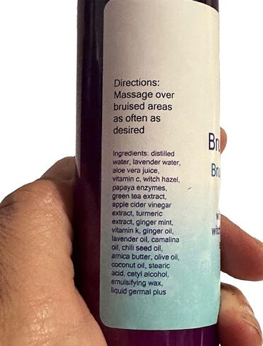 Diva Stuff Bruise Busting Cream With Turmeric,Witch Hazel, Lavender and Arnica, 4oz Bottle in Saudi Arabia