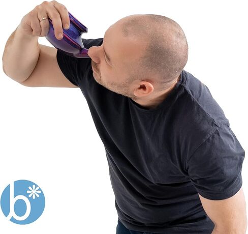 مجموعة بركة للعناية بالجيوب الأنفية - حل كامل لصحة الجيوب الأنفية - تتضمن وعاء نيتي الأرجواني، و5 مل من الزيت العطري، و2 أونصة من الملح المعدني لاحتقان الأنف - مثالية للاستخدام المنزلي! in Kuwait