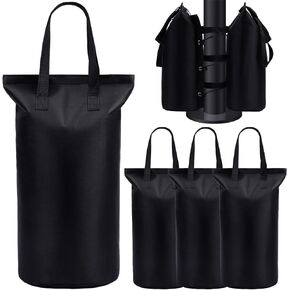 Winsper Weight Bags, 176 LBS Extra Large Pop up Gazebos Weights Sand Bags (176 LBS) for Pop up Canopy Tent Outdoor Instant Canopies, Double Strand 1680D Thickened, Black (Sand Not Included) in Kuwait