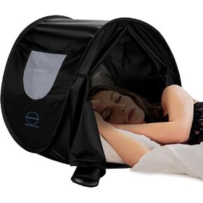 خيمة سرير معتمة توفر نومًا مريحًا، لا تحتاج إلى تجميع، خيمة تعتيم داخلية محمولة، خيمة سرير بوب للخصوصية للأشخاص الذين ينامون في المساحات المشتركة والنهار والسفر in Kuwait