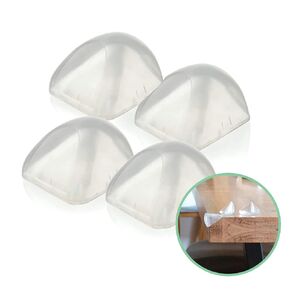 Little Chicks Soft Touch Table Guard Corner Cushions - with Dual Layer Protection - Fits Most Furniture Size Corners - 4 Pack - Transparent - Model CK029 in Kuwait