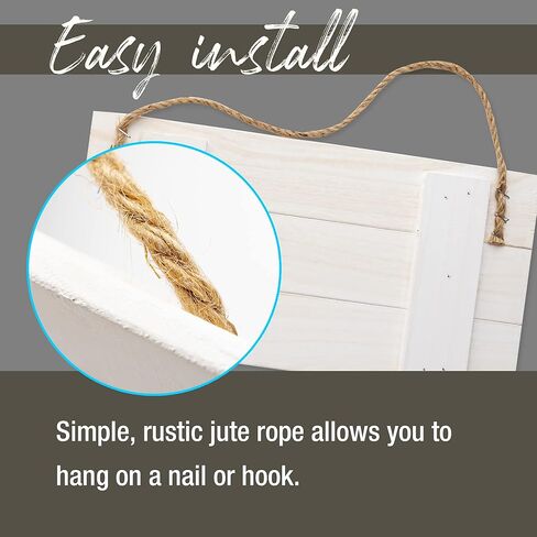 GSM Brands Little Fingers No Shoes Wood Plank Hanging Sign (13.75 x 6.9 Inches) in Kuwait