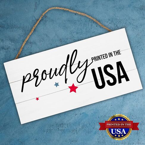 GSM Brands Little Fingers No Shoes Wood Plank Hanging Sign (13.75 x 6.9 Inches) in Kuwait