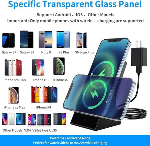 for Apple iPhone 15 15 Pro Wireless Charger, Motion Detection, Night Vision, and Remote App Control in Kuwait