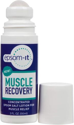 لوشن استعادة العضلات EPSOM-IT: كريم طبيعي من كبريتات المغنيسيوم مركَّز معزز بزهرة العطاس، لآلام العضلات وتصلب العضلات من الجري والالتواءات وآلام الظهر وممارسة الرياضة والمشي in Kuwait