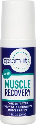 لوشن استعادة العضلات EPSOM-IT: كريم طبيعي من كبريتات المغنيسيوم مركَّز معزز بزهرة العطاس، لآلام العضلات وتصلب العضلات من الجري والالتواءات وآلام الظهر وممارسة الرياضة والمشي in Kuwait